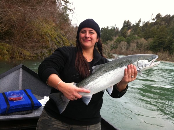 Winter steelhead fishing on the Smith River with guide Andy Martin.