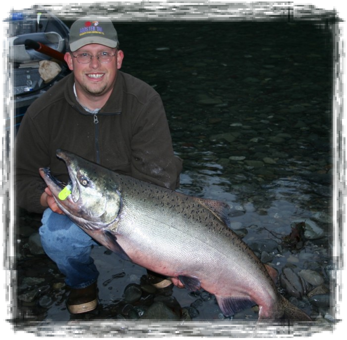 Chetco River salmon fishing trips - guided drift boat fishing with Wild Rivers Fishing