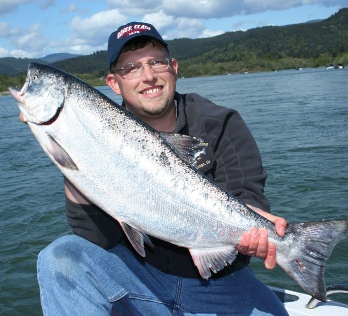 Rogue Springers, spring king salmon fishing on the Rogue River with guide Andy Martin of Wild Rivers Fishing