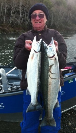 Nice limit of Chetco River steelhead.