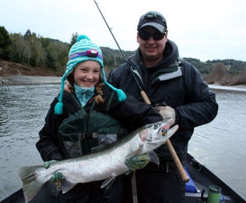 This beautiful Chetco River steelhead hit a plug on Dec. 27.