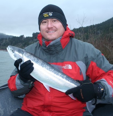 Chetco River steelhead fishing.
