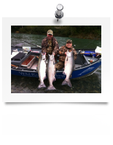 Fall Salmon Gallery, Chetco, Smith, Elk, SIxes, Rogue and Klamath river fishing photos.