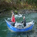 Fish on on the Chetco River, December 2011.